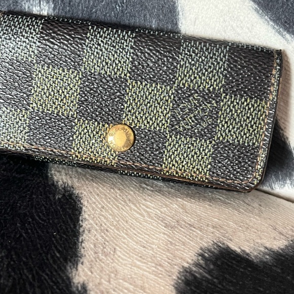 Louis Vuitton Damier Ebene Four Key Holder Mini Wallet FL3087 - Picture 3 of 15